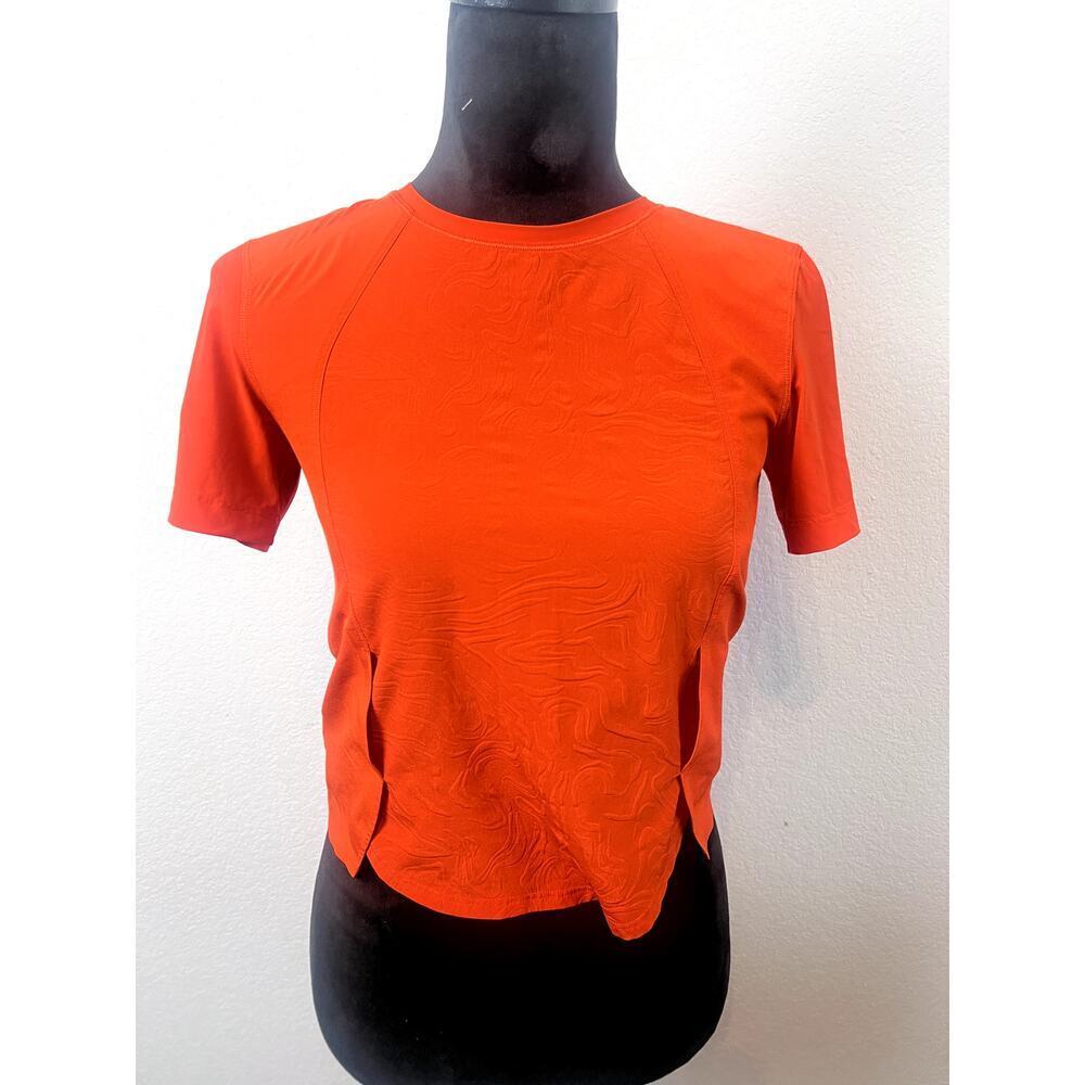 Lululemon Orange Soda Lightweight Airflow Running T-Shirt XS